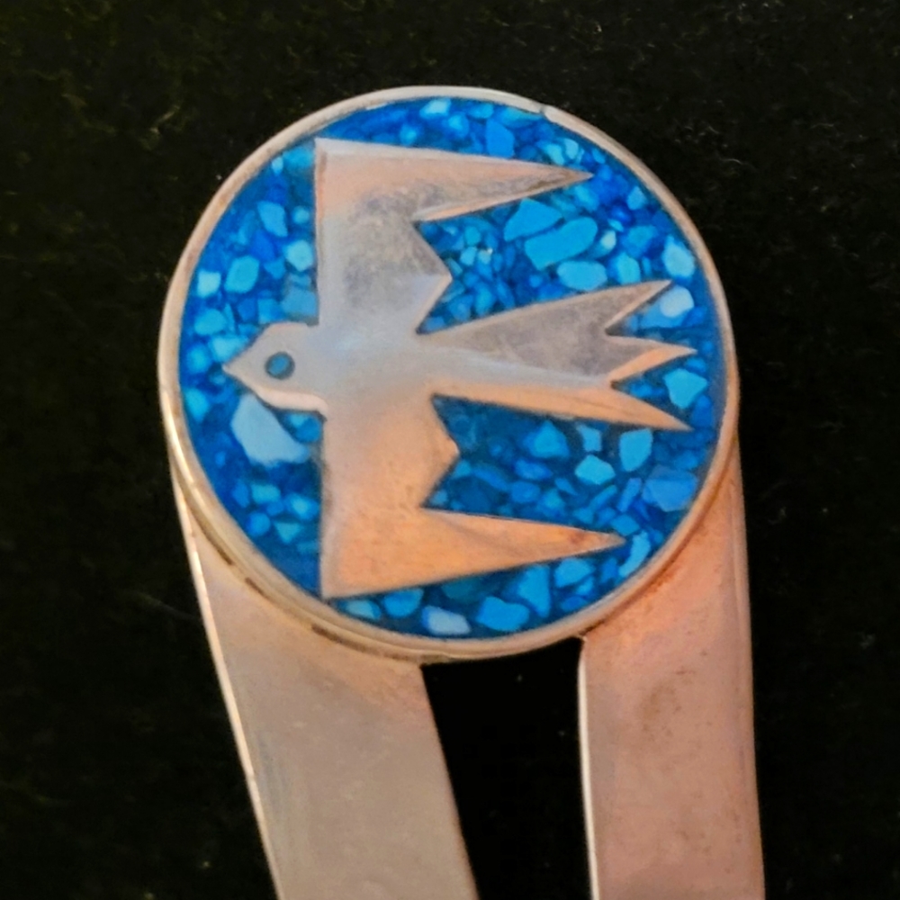Thunderbird Navajo Silver money clip